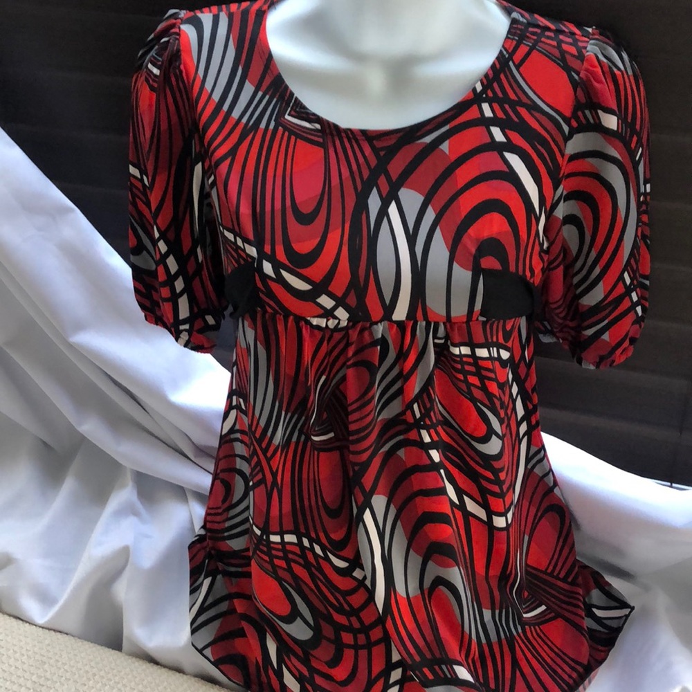 BCX girl multi color top size Lg